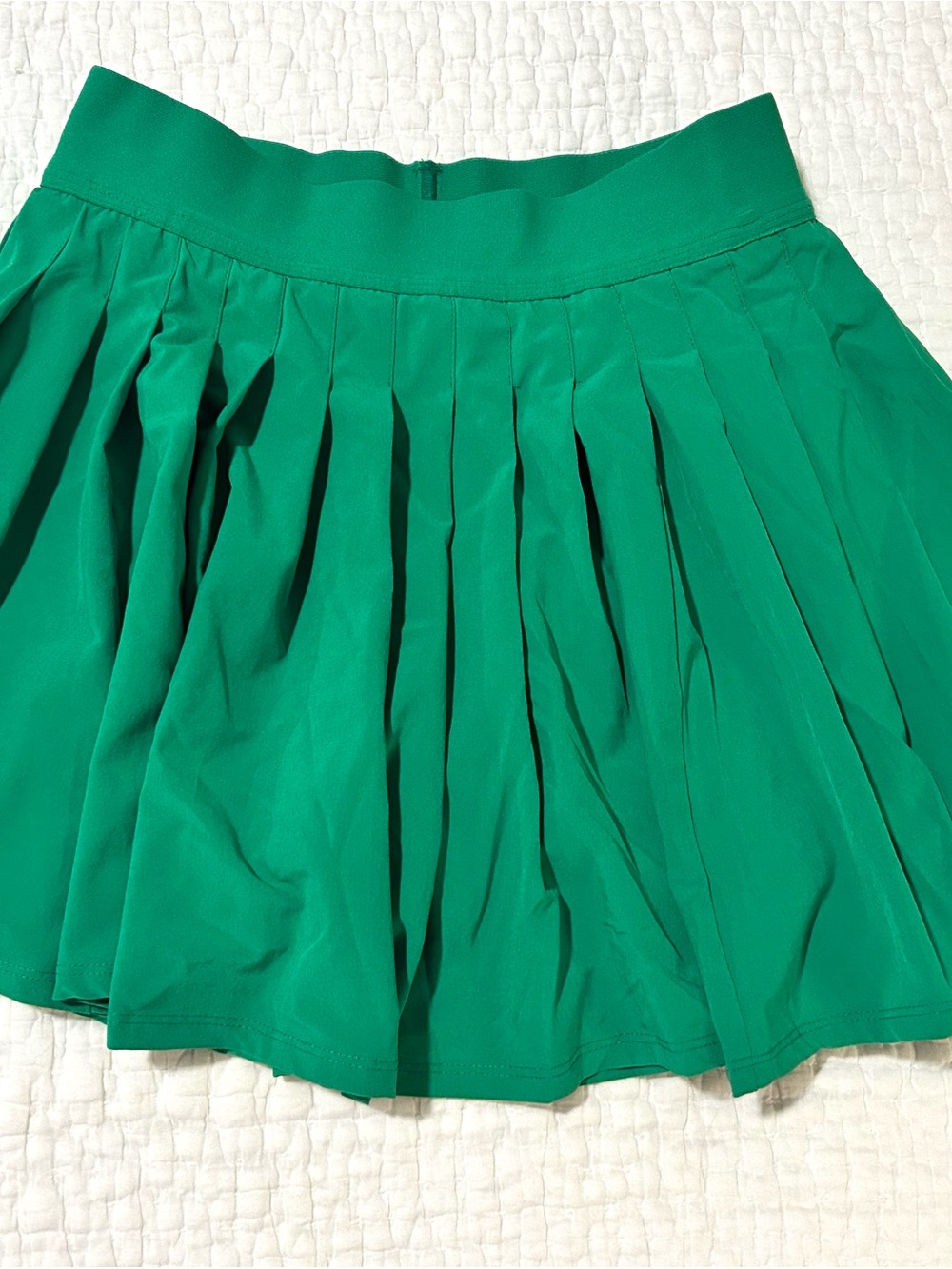 all in motion Green Pleated Skater Skirt Sz XS